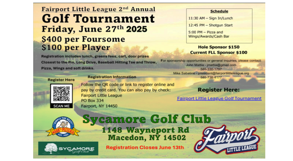 2025 FLL Golf Tournament