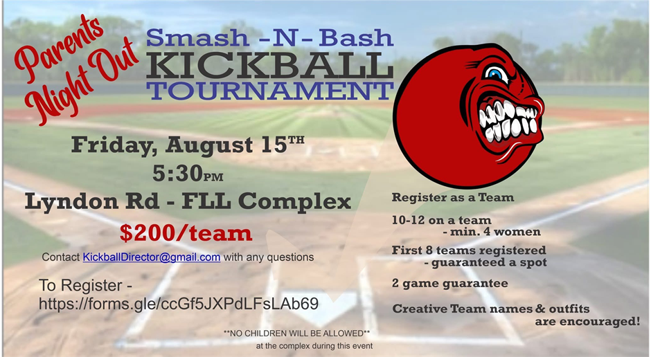 Parents Night Out Kickball Tournament