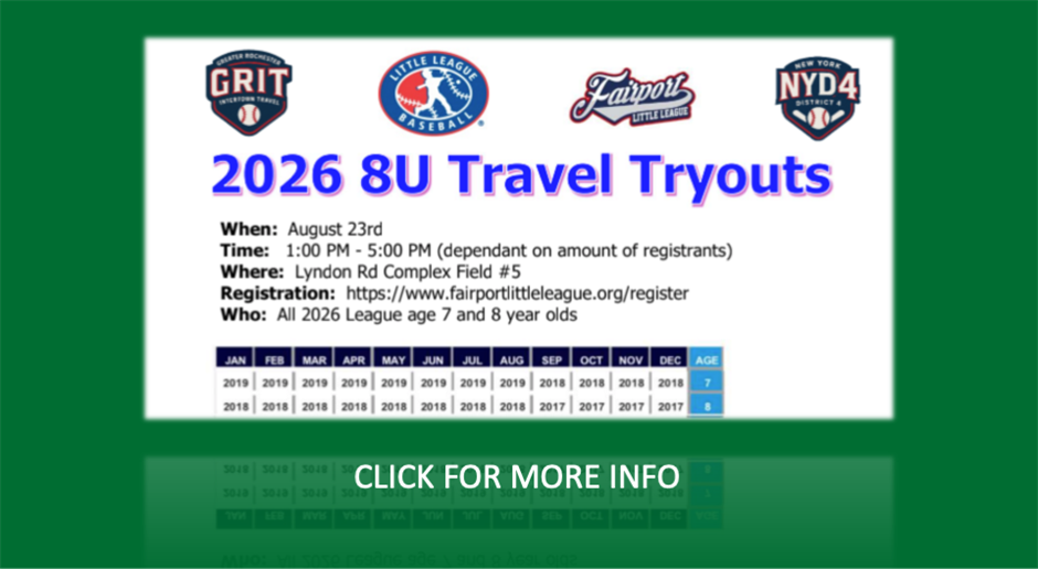 2026 GRIT Travel Ball - 8U Tryouts